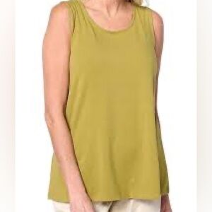Chic Sleeveless Mustard Women's Tank Top